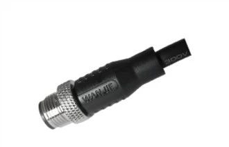 M12 मेल स्ट्रेट अनशील्ड A-कोडिंग 8PIN पीवीसी केबल 1.0M M12X1.0